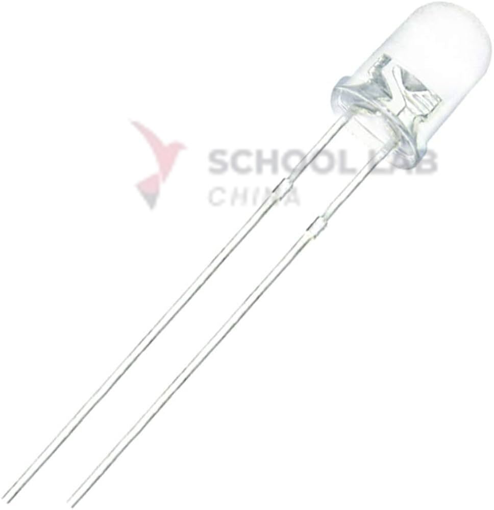 LED Indicators - 5mm - White - Pack of 10